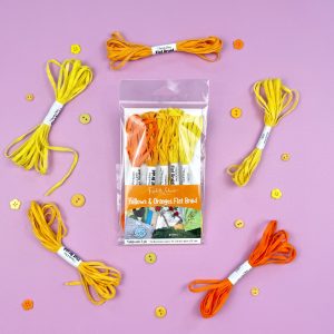 Flat Braid: Yellows & Oranges