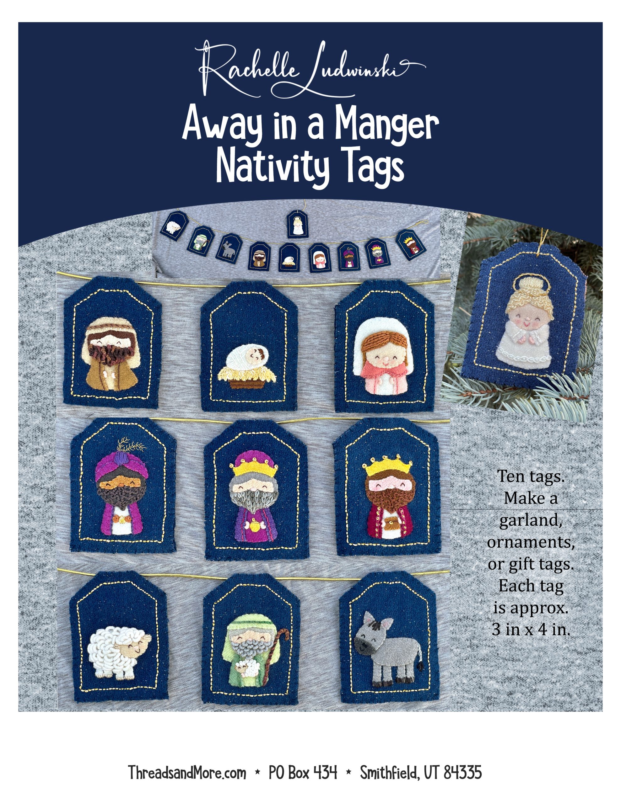 Away in a Manger Nativity Tags