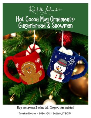 Hot Cocoa Mug Ornaments: Gingerbread & Snowman